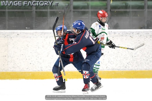 2018-10-06 Valpellice-Hockey Milano RossoBlu U13 1146 Pietro Grassi